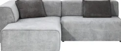 KARE Ecksofa Infinity Ottomane Grau Links Discount