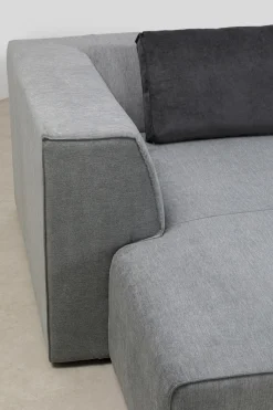 KARE Ecksofa Infinity Ottomane Grau Links Discount