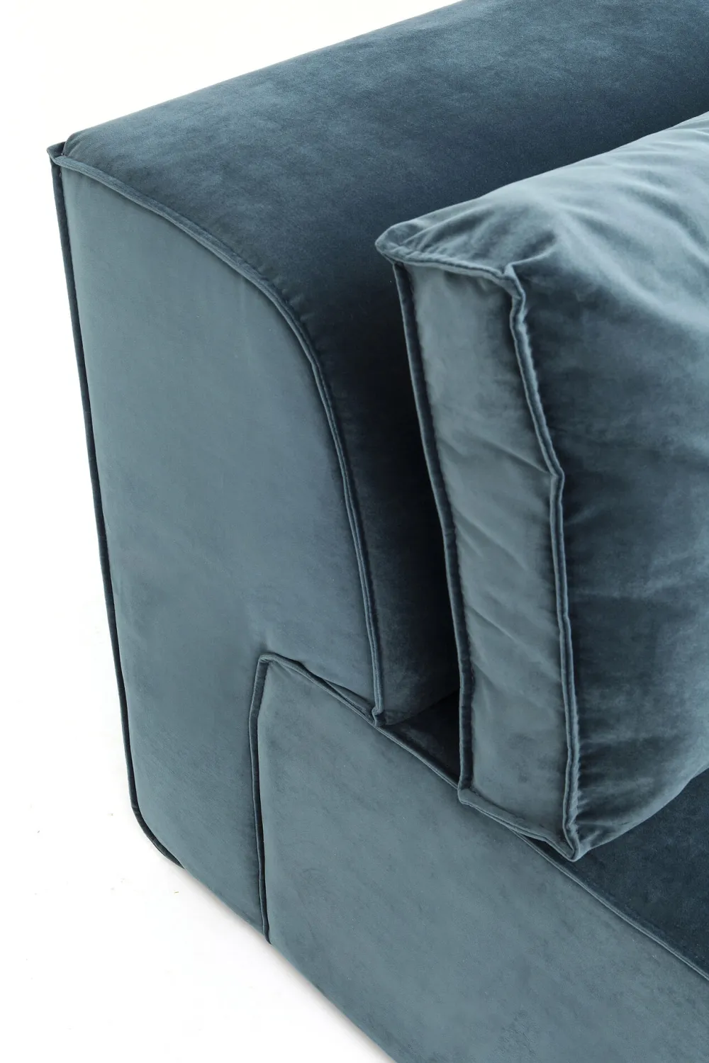 KARE Ecksofa Infinity Velvet Ocean Rechts