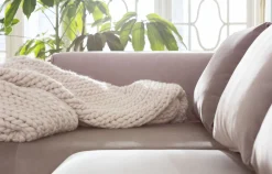 KARE Ecksofa Infinity Velvet Taupe Links Hot