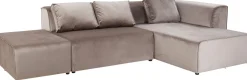 KARE Ecksofa Infinity Velvet Taupe Rechts Online