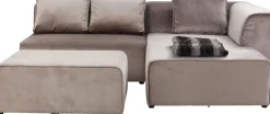 KARE Ecksofa Infinity Velvet Taupe Rechts Online