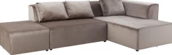 KARE Ecksofa Infinity Velvet Taupe Rechts Online