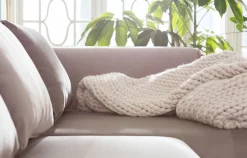 KARE Ecksofa Infinity Velvet Taupe Rechts Online