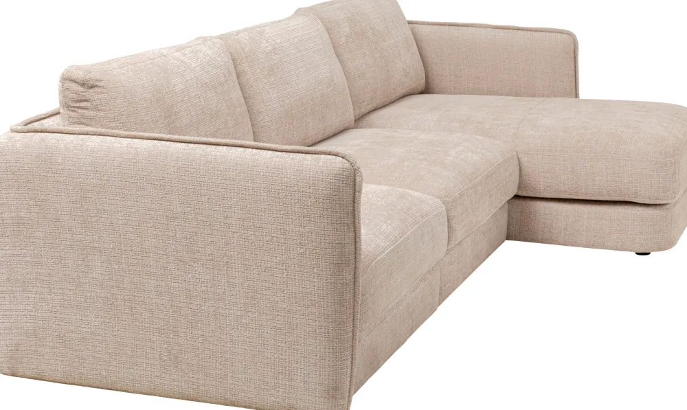 KARE Ecksofa Karma Creme Rechts Hot