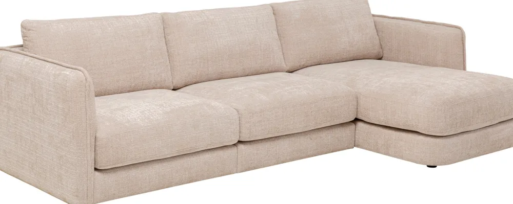 KARE Ecksofa Karma Creme Rechts Hot
