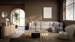 KARE Ecksofa Karma Creme Rechts Hot