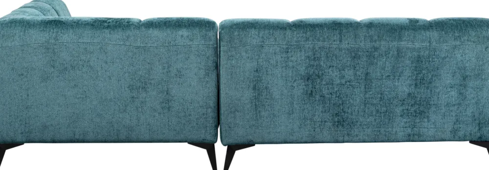 KARE Ecksofa Nia Glam Dunkelgrün Rechts 250cm Discount