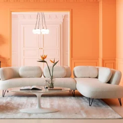 KARE Ecksofa Peppo Weiß Clearance