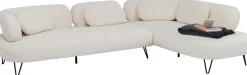 KARE Ecksofa Peppo Weiß Clearance