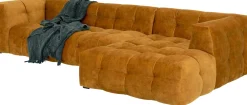 KARE Ecksofa Salamanca Goldbraun Rechts Outlet