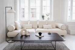 KARE Ecksofa Splendido Creme Links 327cm Hot