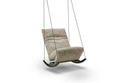 KARE Funktionssessel Rockfrog breit Stoff Lounge petrol Sale