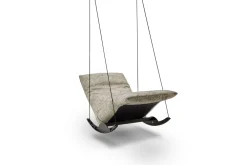 KARE Funktionssessel Rockfrog breit Stoff Lounge petrol Sale
