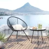 KARE Gartenset Acapulco 2tlg Schwarz Best