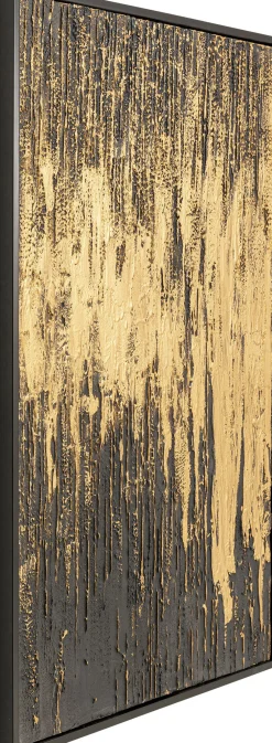 KARE Gerahmtes Bild Abstract Schwarz 80x120cm Discount