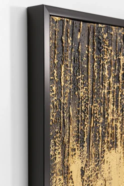 KARE Gerahmtes Bild Abstract Schwarz 80x120cm Discount