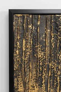 KARE Gerahmtes Bild Abstract Schwarz 80x120cm Discount