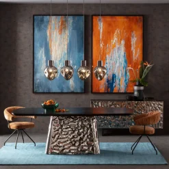 KARE Gerahmtes Bild Artistas Orange 120x180cm Discount