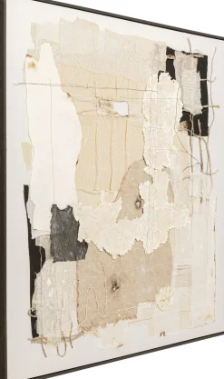 KARE Gerahmtes Bild Arty Collage 120x120cm Hot