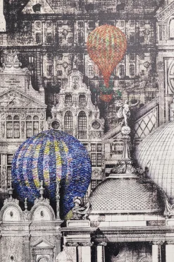 KARE Gerahmtes Bild Balloons 110x174cm New