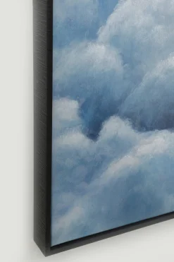 KARE Gerahmtes Bild Cloud Boat 60x120cm