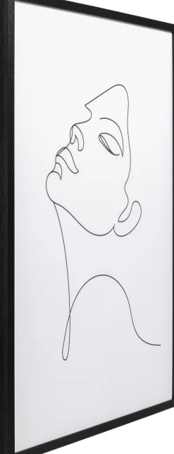 KARE Gerahmtes Bild Drawing Lady 63x93cm Hot