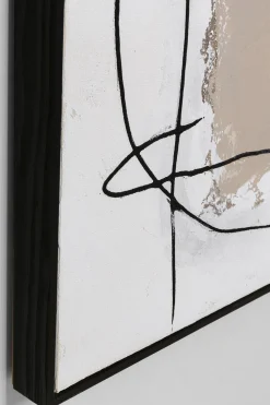 KARE Gerahmtes Bild Dust Grau 100x100cm Online