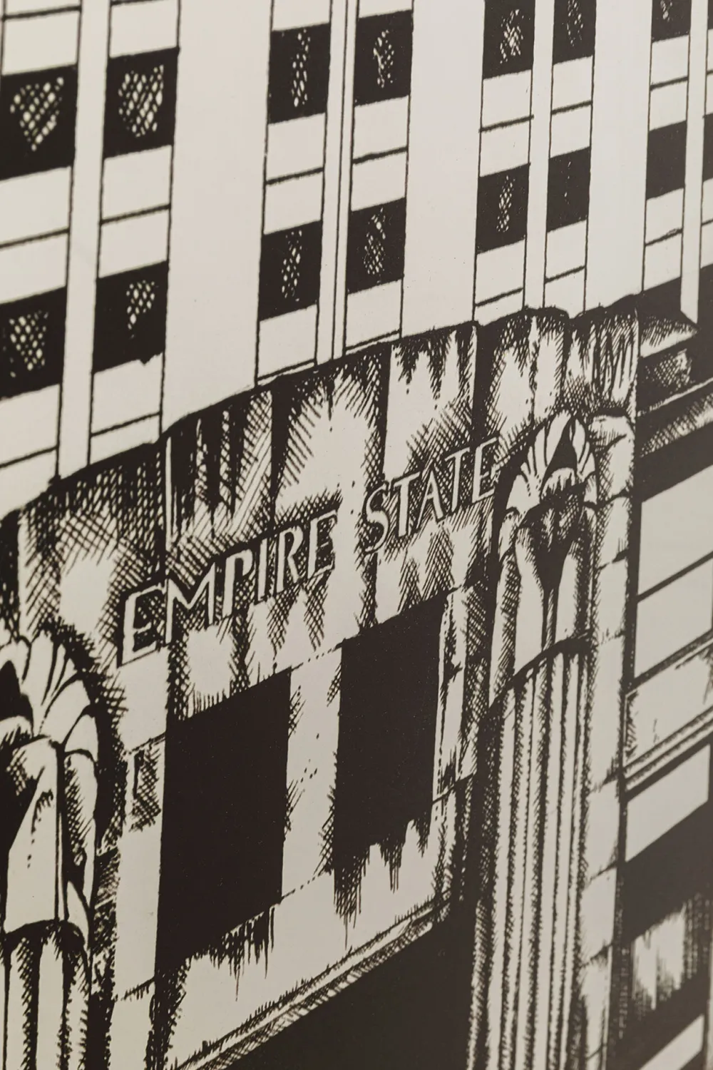 KARE Gerahmtes Bild Empire State Mirror 77x130cm
