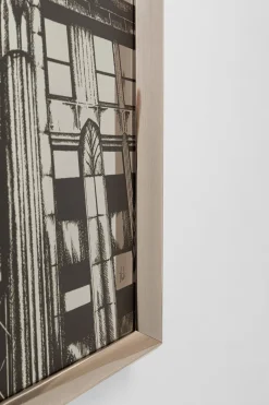 KARE Gerahmtes Bild Empire State Mirror 77x130cm