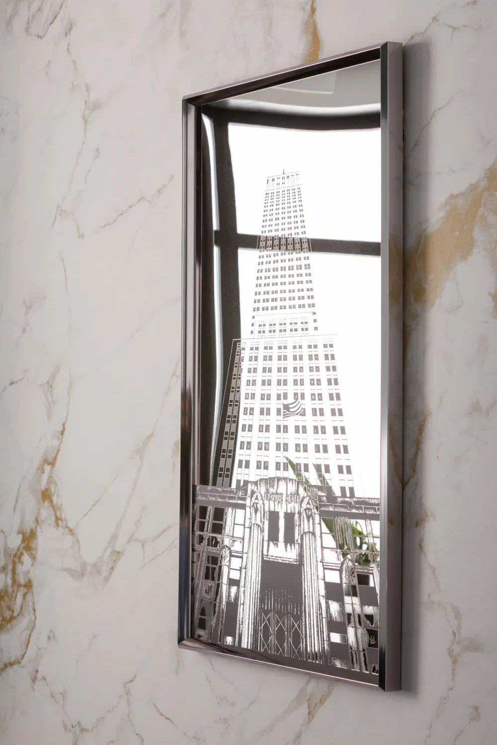 KARE Gerahmtes Bild Empire State Mirror 77x130cm