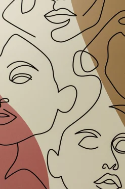 KARE Gerahmtes Bild Faccia Arte Tri Colore 90x120cm Sale