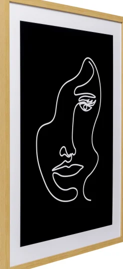 KARE Gerahmtes Bild Faccia Arte Woman 60x80cm Clearance