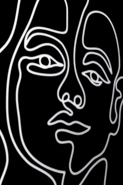 KARE Gerahmtes Bild Faccia Arte Woman 60x80cm Clearance