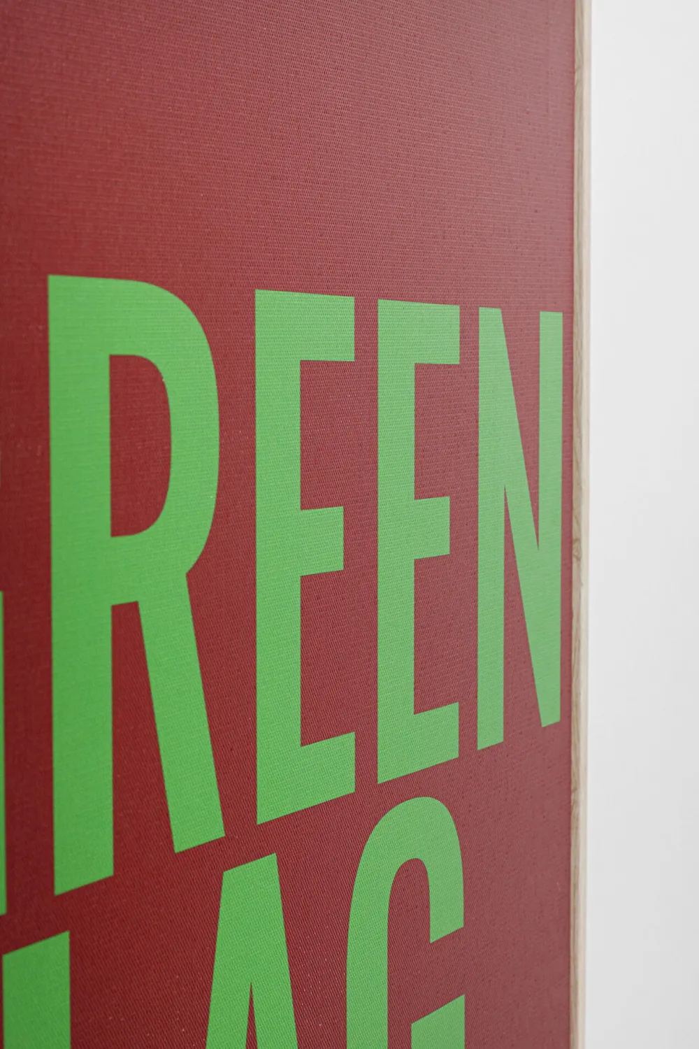 KARE Gerahmtes Bild Green Flag 40x60cm Hot