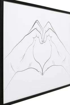 KARE Gerahmtes Bild Heart Hands 103x73cm Online