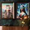 KARE Gerahmtes Bild LED Art Gentleman 80x100cm Sale