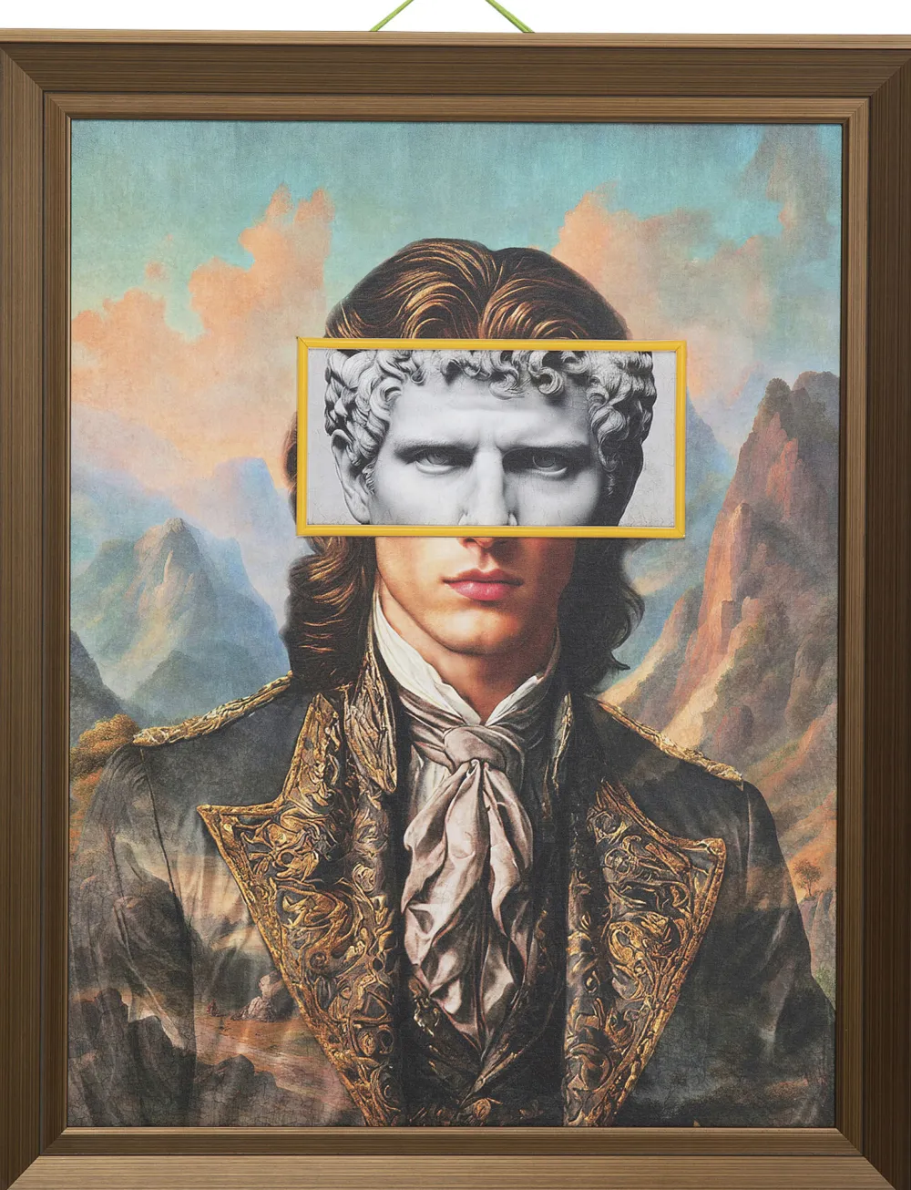 KARE Gerahmtes Bild LED Art Gentleman 80x100cm Sale