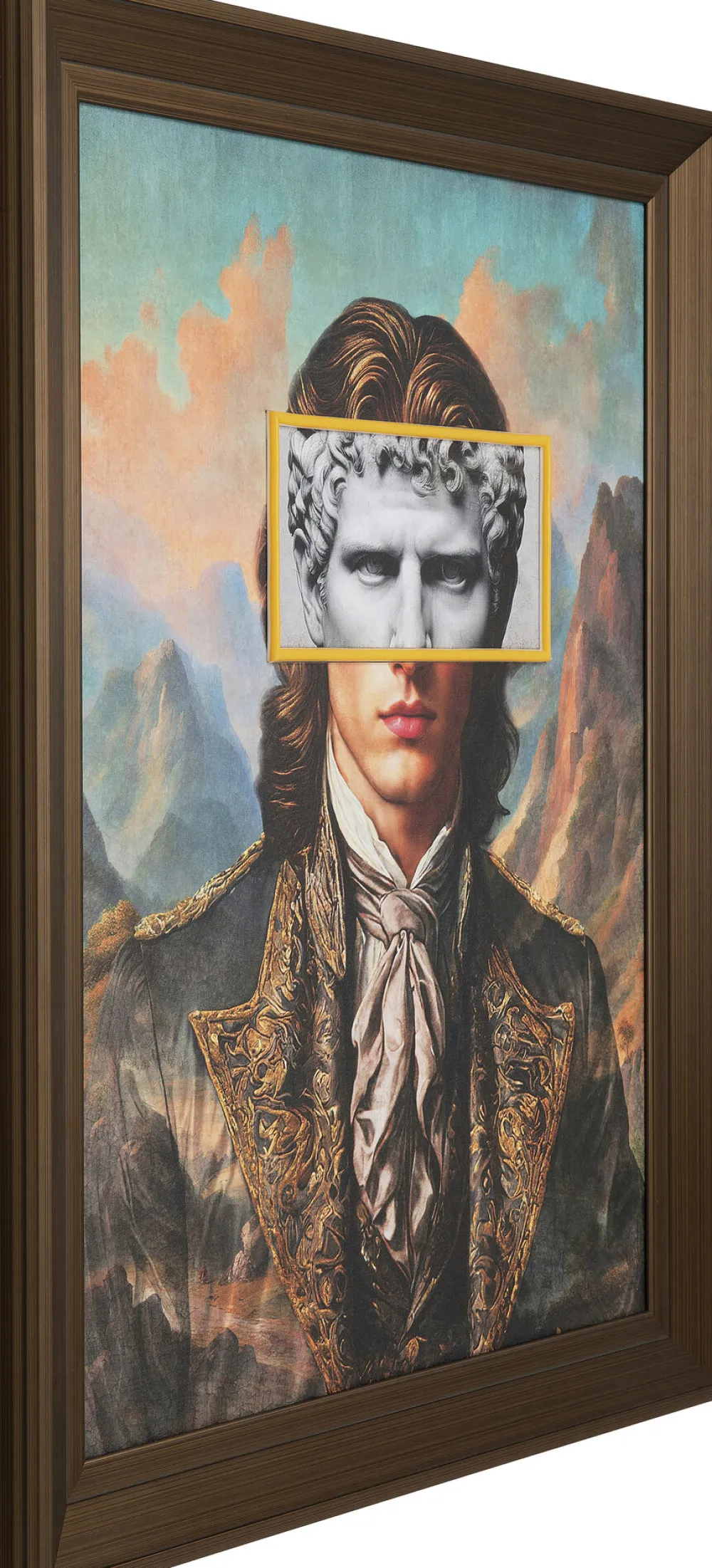 KARE Gerahmtes Bild LED Art Gentleman 80x100cm Sale