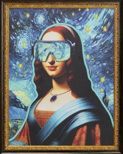 KARE Gerahmtes Bild LED Art Lady 80x100cm Online