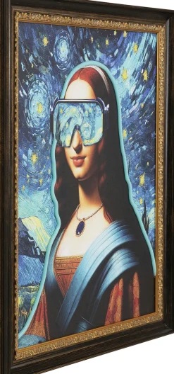 KARE Gerahmtes Bild LED Art Lady 80x100cm Online