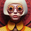 KARE Gerahmtes Bild LED Fancy Blonde Lady 120x80cm Best