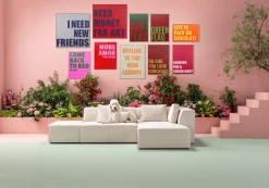 KARE Gerahmtes Bild Need Money 80x80cm Discount