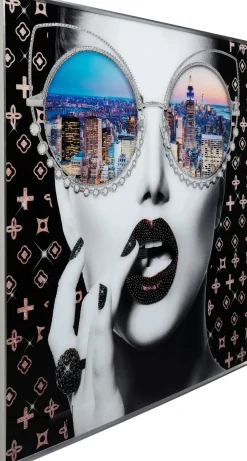 KARE Gerahmtes Bild NY View 120x120cm Discount