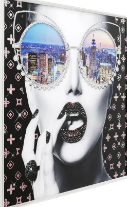 KARE Gerahmtes Bild NY View 80x80cm Discount