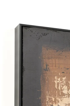 KARE Gerahmtes Bild Silence Braun 120x120cm Best