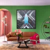 KARE Gerahmtes Bild Skyline Skater 149x149cm Discount