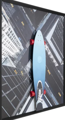 KARE Gerahmtes Bild Skyline Skater 149x149cm Discount