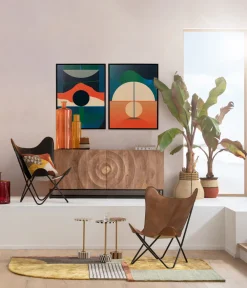 KARE Gerahmtes Bild Sunset 75x100cm Best