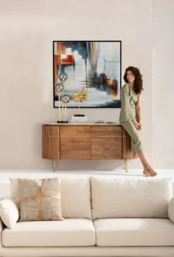 KARE Gerahmtes Bild Visione Front 100x100cm Best